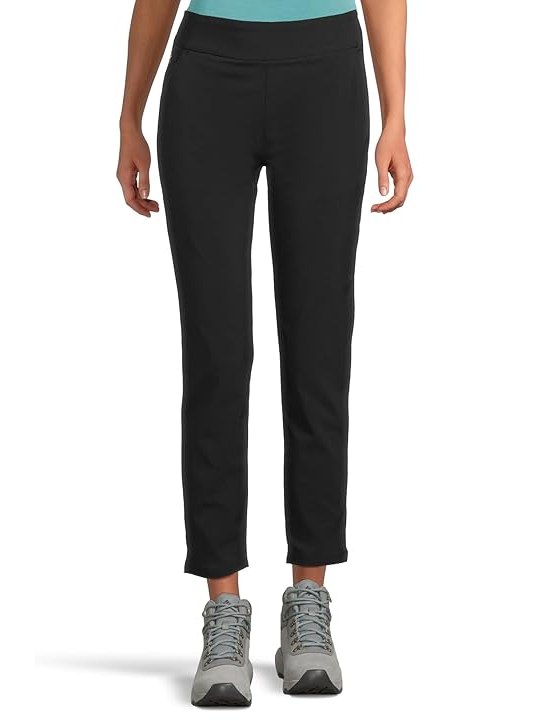 Columbia All Seasons Slim Pull-On Pant Womens Casual Pants Black