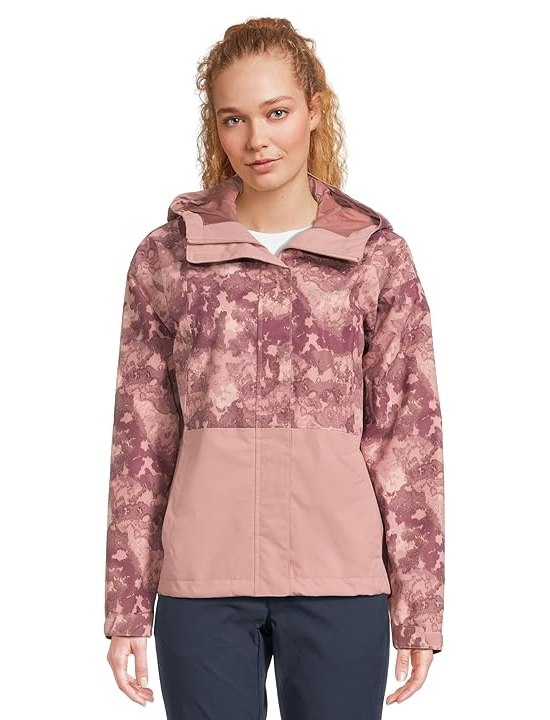 Columbia Hikeboundtm Printed Jacket Womens Coat Eraser Pink Deco, Eraser Pink