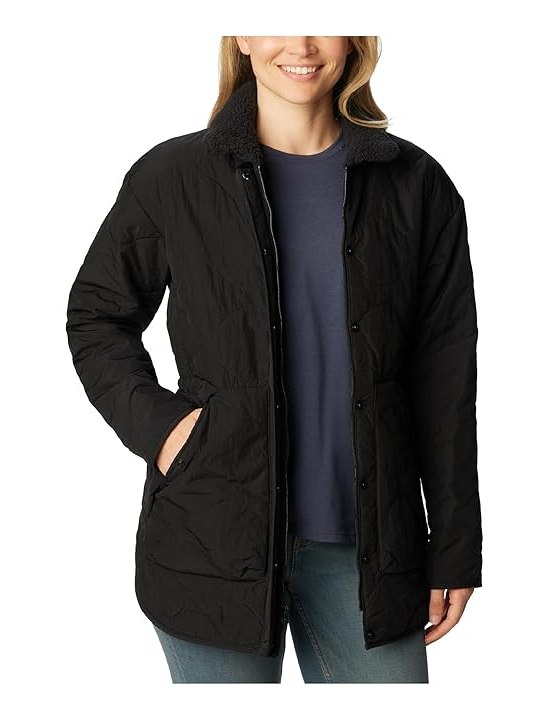 Columbia Birchwoodtm II Quilted Jacket Womens Coat Black