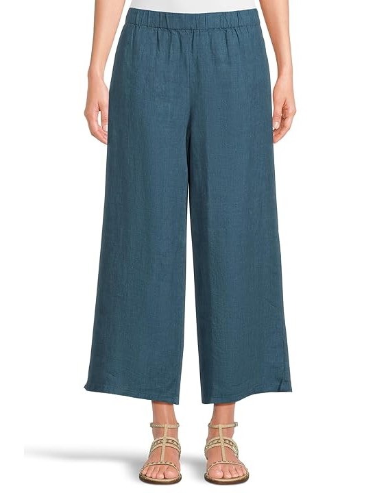 Eileen Fisher Wide Leg Pants Womens Casual Pants Harbor